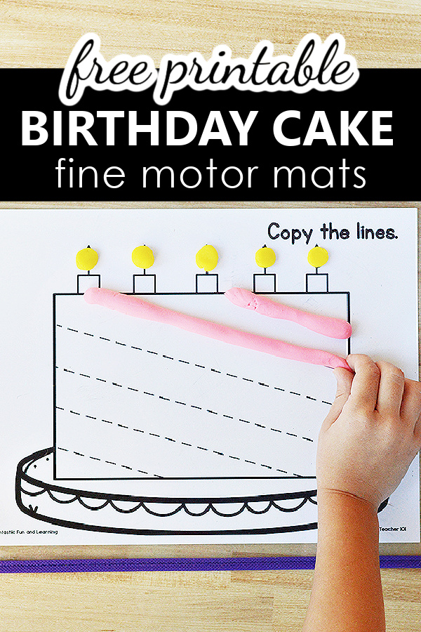 Birthday Fine Motor Mats