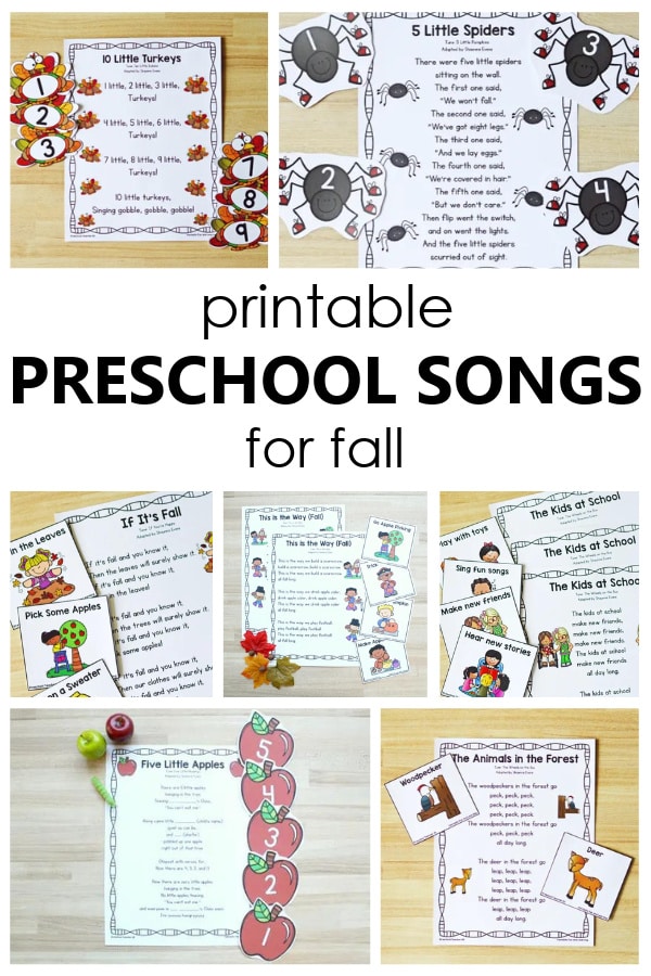 Preschool Songs For Fall