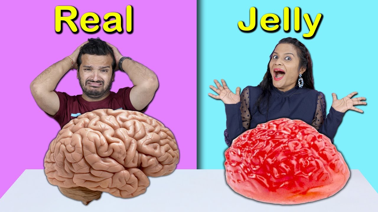 Real Vs Jelly Food Food Challenge | Food Challenge India | Hungry Birds